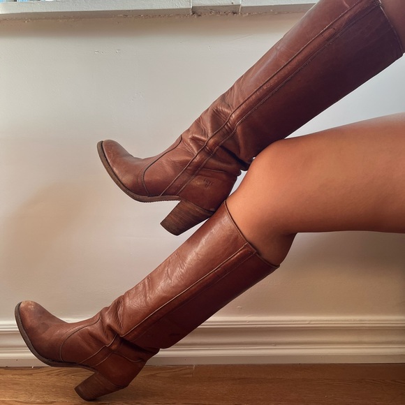 SOLD - Frye Vintage 70s boots, 7.5 - Picture 1 of 9